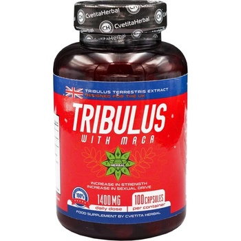 Image 1 of Cvetita Herbal Tribulus With Maca 1400 mg [100 капсули]