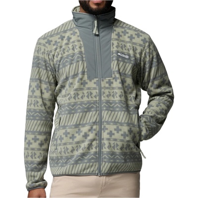 Columbia Мъжко поларено яке Columbia Sequoia Grove II Full Zip Printed Fleece Fleece jacket - Safari / Wizard Island Tonal (005-7384-0511)
