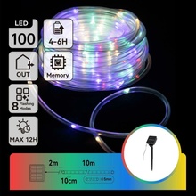 Aigostar LED Solárna vianočná reťaz 100xLED 8 funkcií 12m IP65 multicolor AI0443