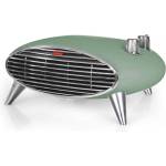Ariete Вентилаторна печка Ariete Vintage 2.0, 2000 W, За отопление и охлаждане, 2 скорости, Регулируем термостат, Тиха работа - ЗЕЛЕН (AR-00B821104AR0)