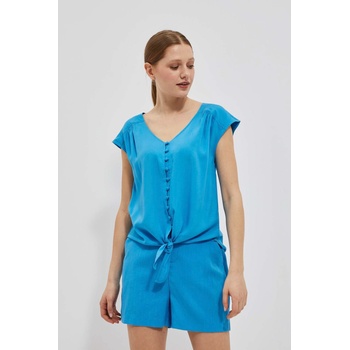 Moodo Азурена риза-тениска с връзване Moodo Moodo | Sin | ЖЕНИ | XXL