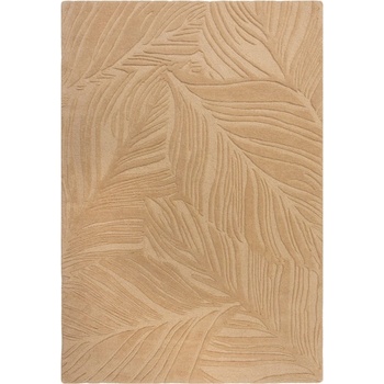 Flair Rugs Светлокафяв вълнен килим , 160 x 230 cm Lino Leaf - Flair Rugs (503119370121)