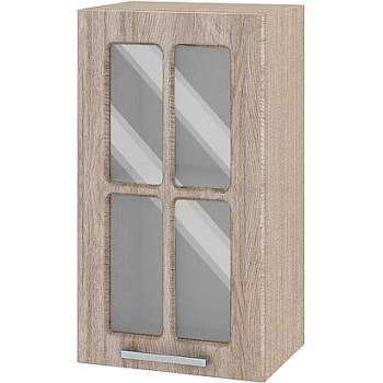 Image 1 of ИРИМ Горен кухненски шкаф витрина Сити МФ-Сонома-02-102 40 см