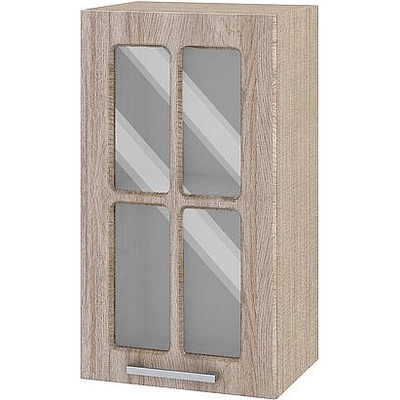 ИРИМ Горен кухненски шкаф витрина Сити МФ-Сонома-02-102 40 см