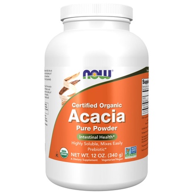 NOW Acacia Fiber Pure Powder, 340 g, Now