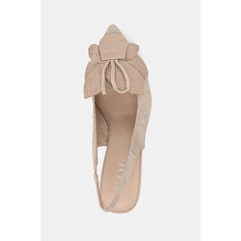 Goe Велурени обувки с тънък ток goe (rr2n4221)