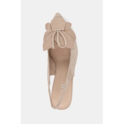 Goe Велурени обувки с тънък ток goe (rr2n4221)