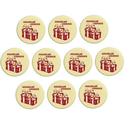 Hospodyňkám.cz Čokoládová dekorace Kouzelné Vánoce Množství v balení: 10 ks – Zbozi.Blesk.cz