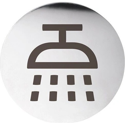 Bemeta Home piktogram - sprcha, kruh, nerez lesk 111054004
