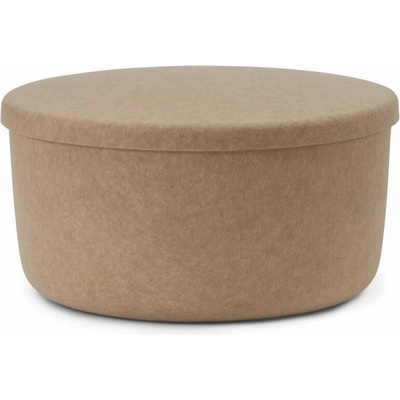 Normann Copenhagen Pouf Hide Storage Large, sand