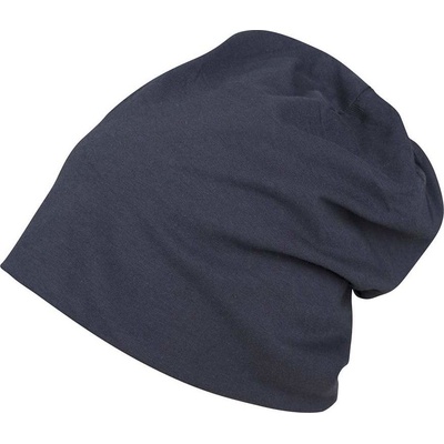 Build Your Brand strečová Jersey beanie modrá námořní