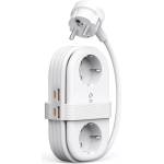 ORICO AP3 20W GaN 5в1 разклонител 2x AC + 2x USB-A + 1x USB-C - бял (ORICO-AP3-2A2U2C-65-EU-WH-EP)