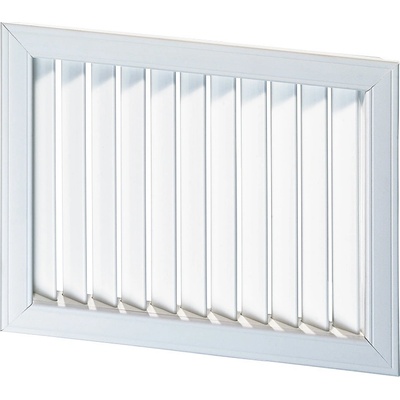 Dalap GPV 600 x 300 PVC bílá s pevnou žaluzií 603 x 303 mm