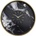 NeXtime Стенен часовник Marble Duo черно-златист (3539GO)