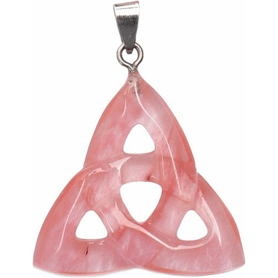 Nefertitis Křišťál Cherry přívěsek Triquetra NF25422
