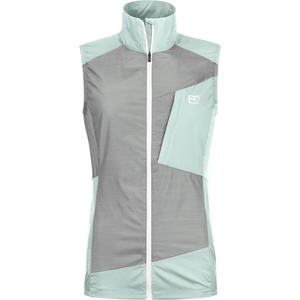 Ortovox Дамски вълнен елек Ortovox Women's Trace Windbreaker Vest Merino vest - Green Sage (132-1660-0212)