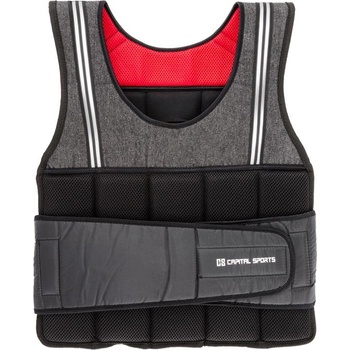 Capital Sports Vestpro 10, жилетка с тежести, с 10 kg тежести, общо 23 тежести (FIT13-Vestpro 10) (FIT13-Vestpro 10)