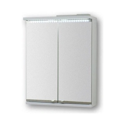 Olsen Spa Nice Led 50 x 64 x 15 cm - vrchní zrcadlová skříňka, galerka s led osvětlením