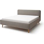 meise.möbel Кафяво-сиво двойно легло 160x200 cm тапицирано с място за съхранение с включена подматрачна рамка Mattis - Meise Möbel (1789-99-4000)