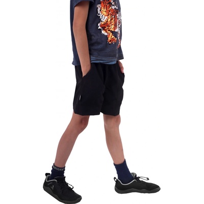 dětské funkční outdoor kraťasy prodyšné voděodolné černé