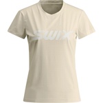 Swix Дамска тениска Swix Women's Relay Tee Running shirt - Chalk (916-6649-0114)
