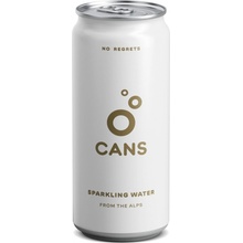 Cans Jemne perlivá alpská voda 330 ml