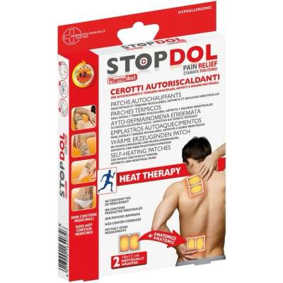 STOPDOL samohřejivé náplasti proti bolesti 10 × 13 cm 2 ks