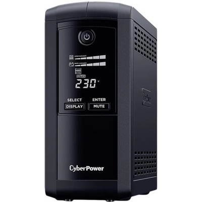 CyberPower UPS CyberPower VP700ELCD, 700VA/390W, Line-Interactive, LCD, AVR, 4x Schuko (VP700ELCD)