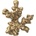 Ferm Living Кука за стена Comber Coral Branch злато (1104270840)