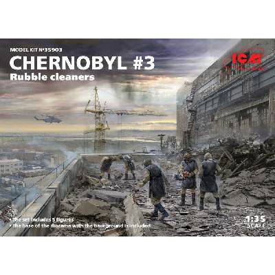 ICM Chernobyl No.3 Rubble Cleaners 1:35