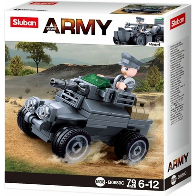 Sluban B0680C WWII Malý nemecký automobil