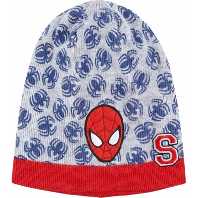 Chlapecká čepice MARVEL SPIDERMAN šedá