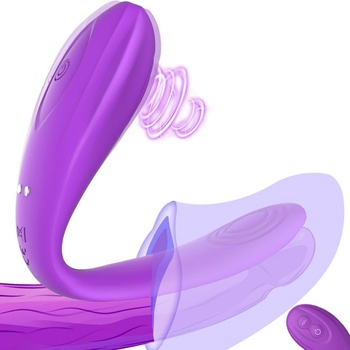 SuperLove Couple Vibrator with Remote Purple