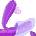 SuperLove Couple Vibrator with Remote Purple