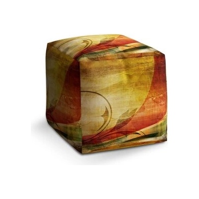 Sablio Taburet Cube Retro motiv: 40x40x40 cm