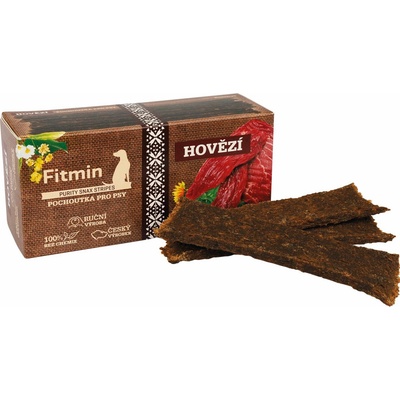 Fitmin Purity Snax Stripes Hovädzia pochúťka pre psov 120 g