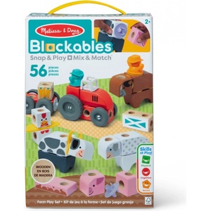 Melissa & Doug Blockables конструктор ферма 56 части (6074894)