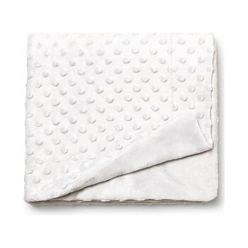 INTERBABY Deka extra mäkká guličky BIELA