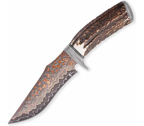 Dellinger Copper Crown damascus