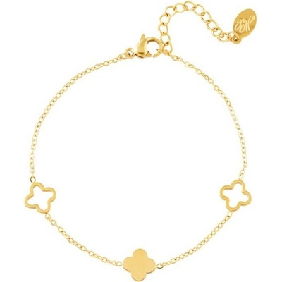 Ornamenti pozlacený Clovers multi colors gold OOR300070