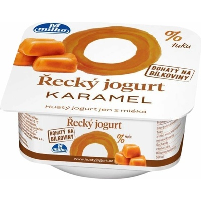 Milko Grécky karamelový 0% 140 g