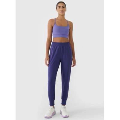 4F Dámske rýchloschnúce tréningové nohavice 4FRSS25TFTRF0789 dark blue