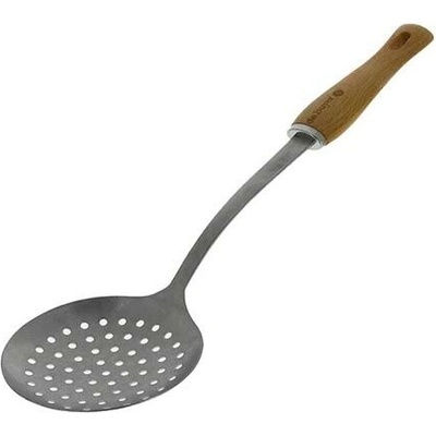 B Bois děrovaná naběračka, nerezová ocel / dřevo, de Buyer (2701.04), 1 ks