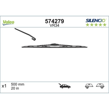 Image 1 of Valeo Silencio 500 mm 574279