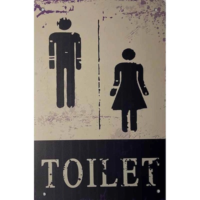 Ceduľa Toilet