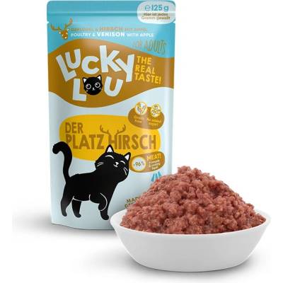 Lucky Lou Lifestage Adult s drůběžím a jelením masem 125 g