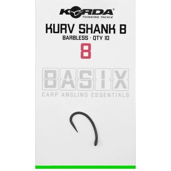 Korda Basix Háčky Kurv Barbless 10 ks Vel.8