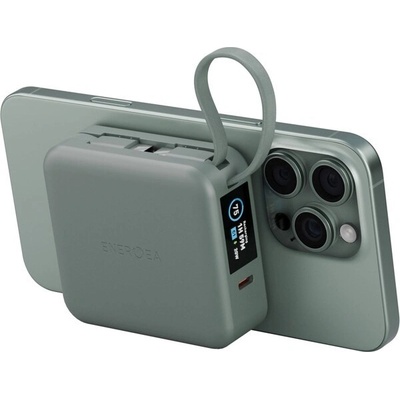 Energea MagPac Mini 10000mAh šedá/zelená