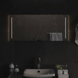 vidaXL LED огледало за баня, 40x90 см (3154052)