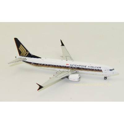 Phoenix B737 MAX 8 Singapore Airlines 2000s Colors 1:400
